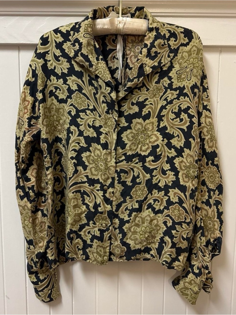 Calvin Klein Silk Patterned Button Down